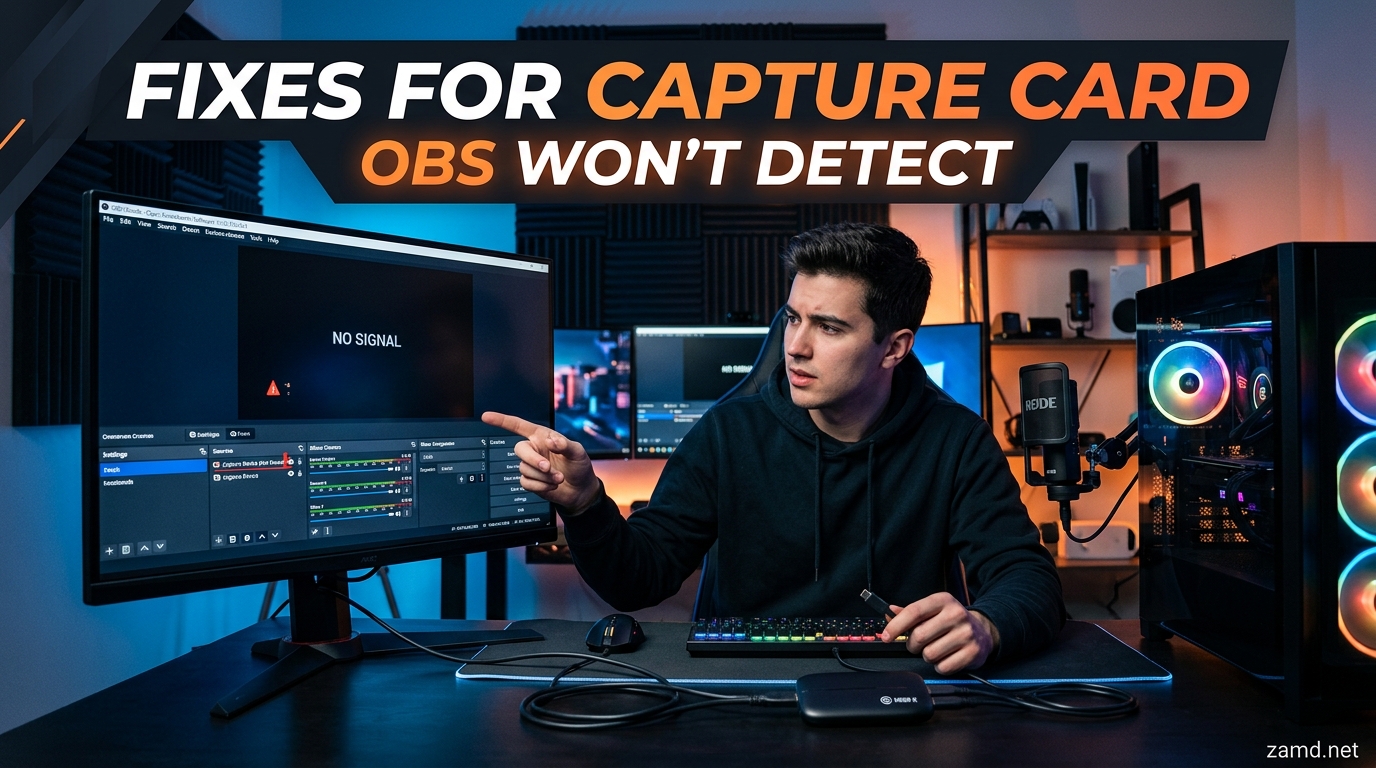 Fixes for Capture Card OBS Won't Detect