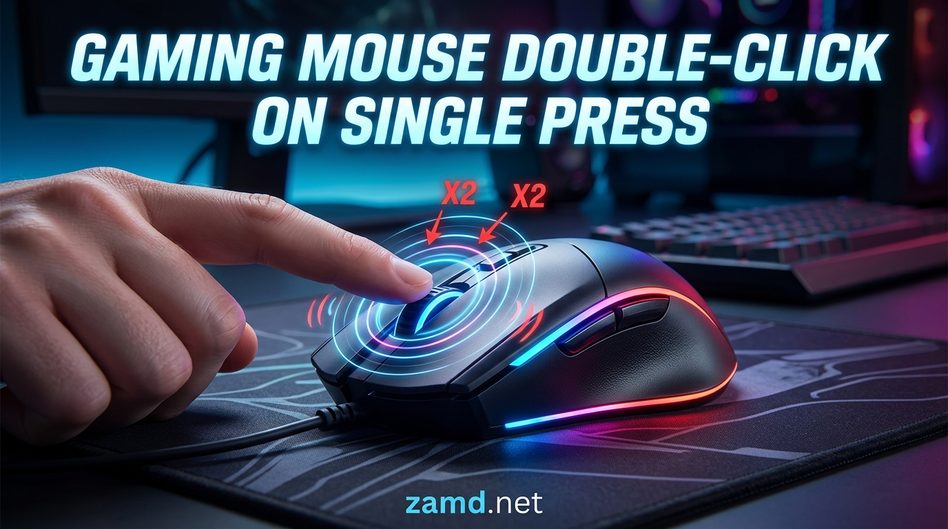 Gaming Mouse Double-Click on Single Press