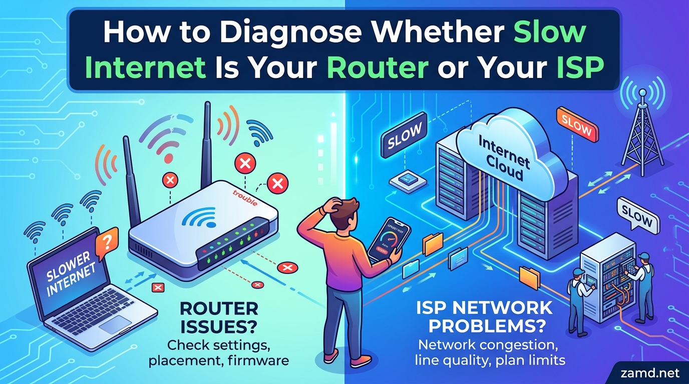 How to Diagnose Whether Slow Internet Is Your Router or Your ISP