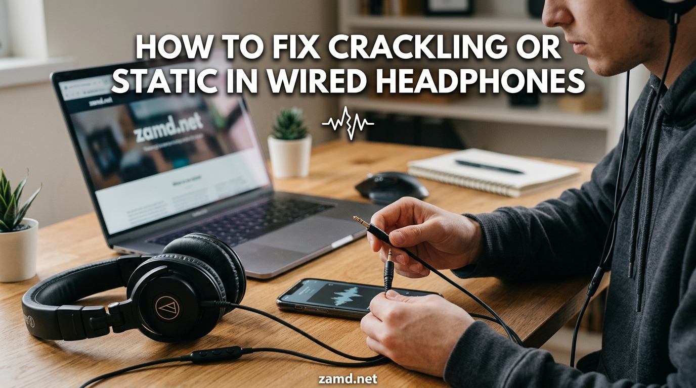 How to Fix Crackling or Static in Wired Headphones