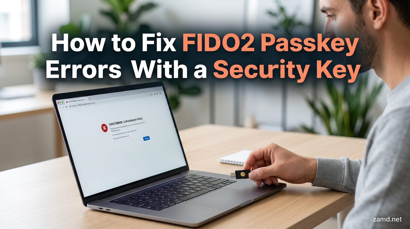 How to Fix FIDO2 Passkey Errors With a Security Key