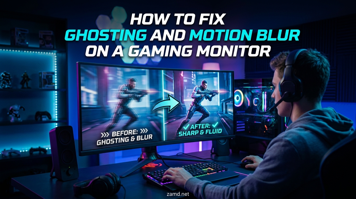 How to Fix Ghosting and Motion Blur on a Gaming Monitor