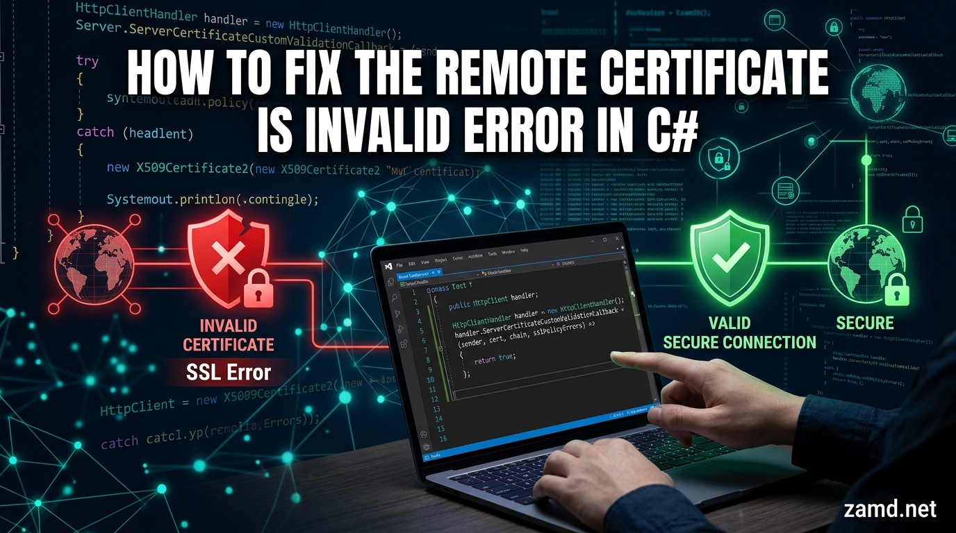 How to Fix The Remote Certificate Is Invalid Error in C#