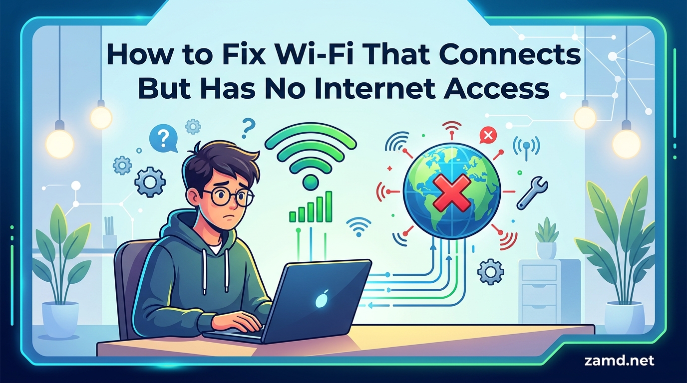 How to Fix Wi-Fi That Connects But Has No Internet Access
