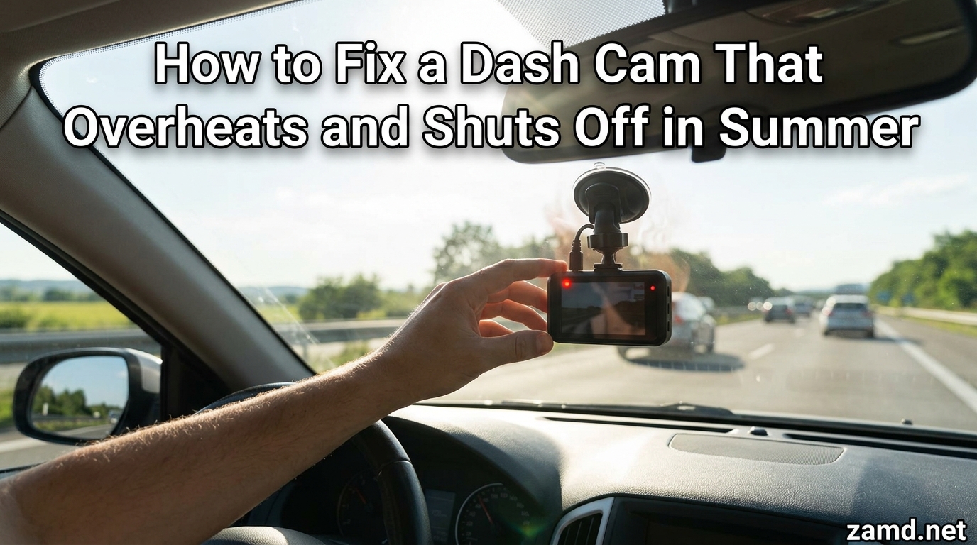 How to Fix a Dash Cam That Overheats and Shuts Off in Summer