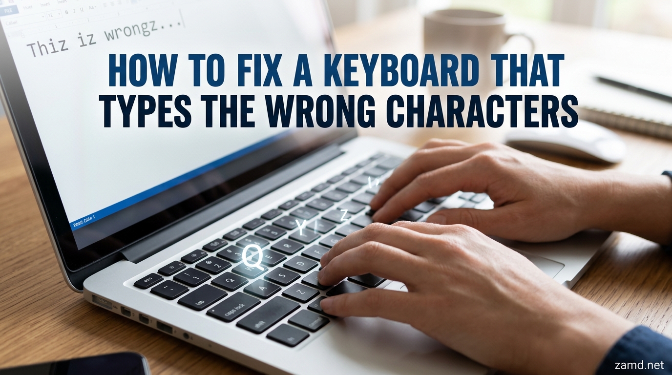 How to Fix a Keyboard That Types the Wrong Characters