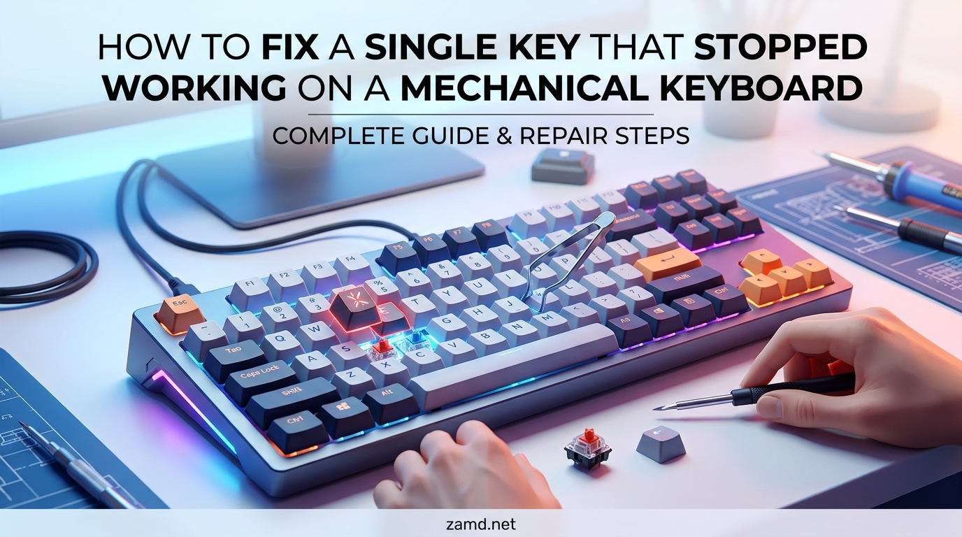 How to Fix a Single Key That Stopped Working on a Mechanical Keyboard