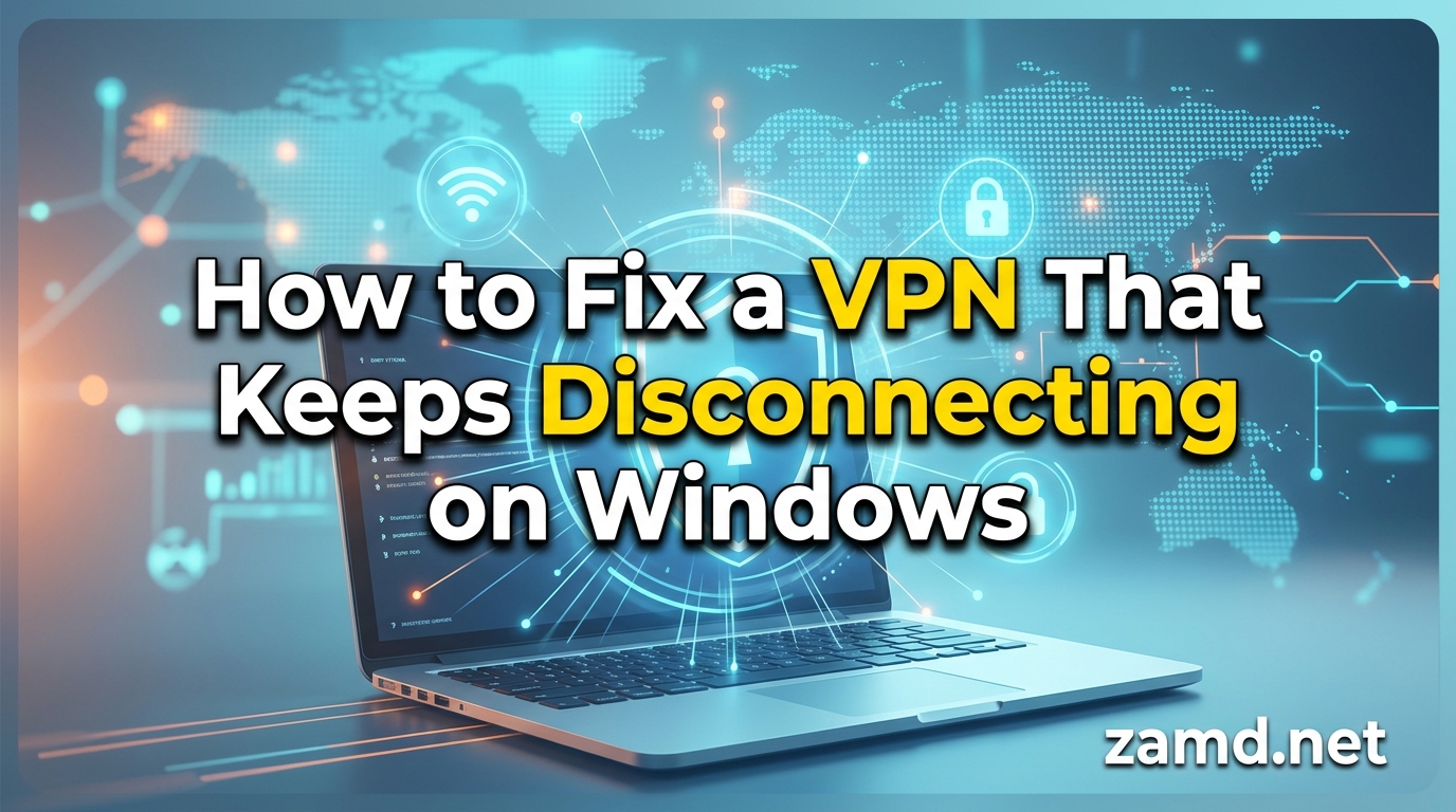 How to Fix a VPN That Keeps Disconnecting on Windows