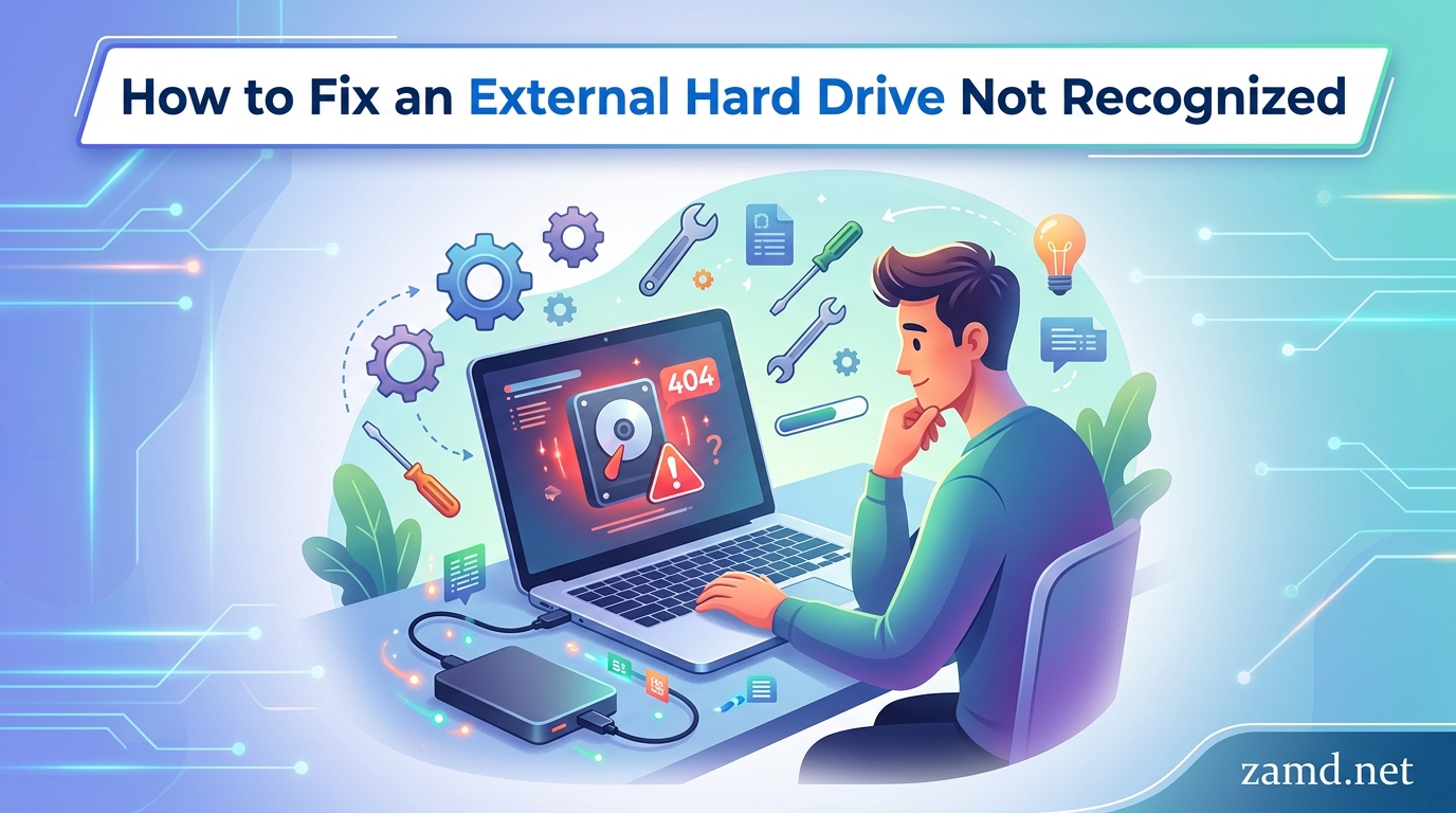 How to Fix an External Hard Drive Not Recognized