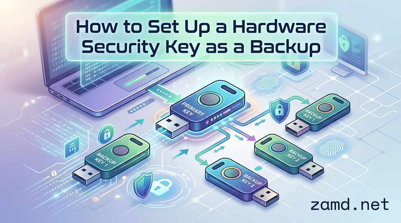 How to Set Up a Hardware Security Key as a Backup