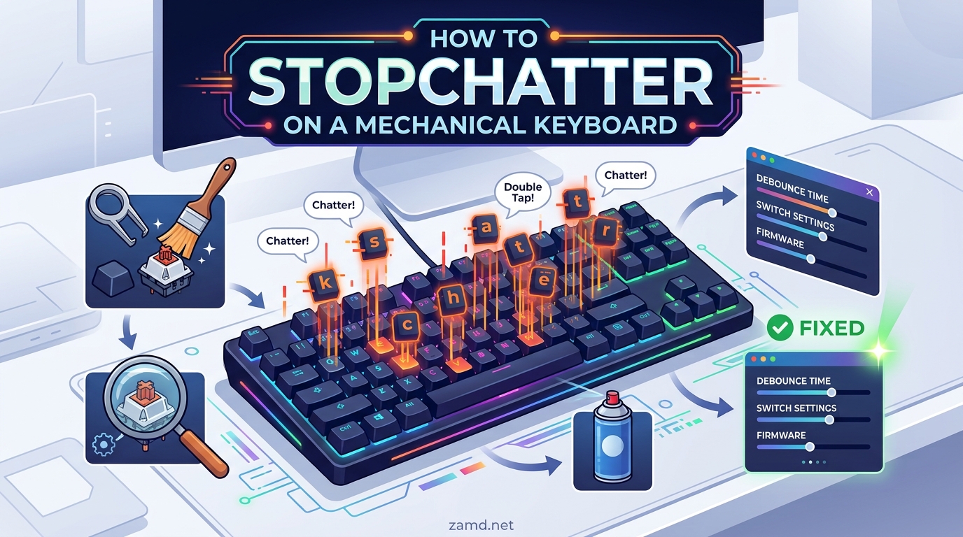 How to Stop Key Chatter on a Mechanical Keyboard