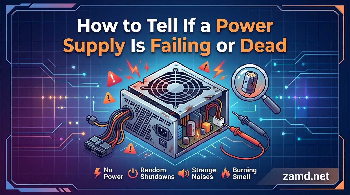 How to Tell If a Power Supply Is Failing or Dead