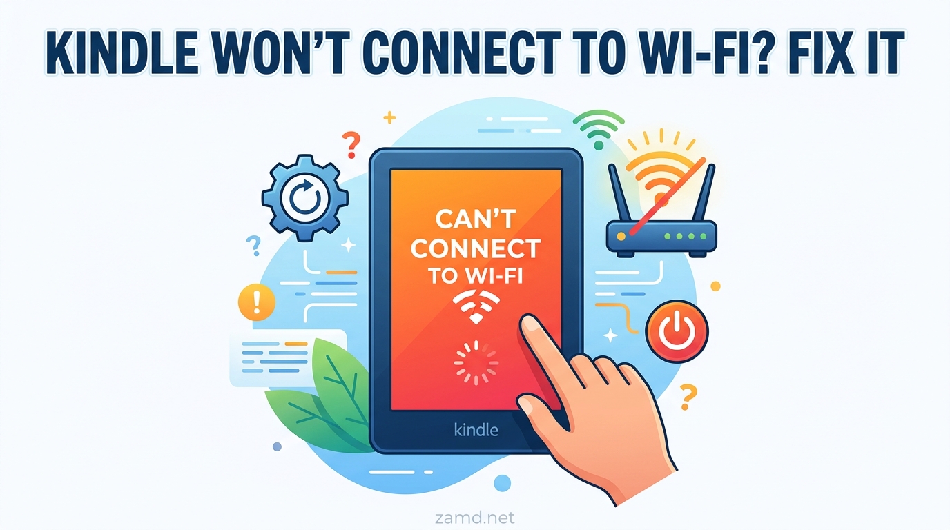 Kindle Won't Connect to Wi-Fi Fix It