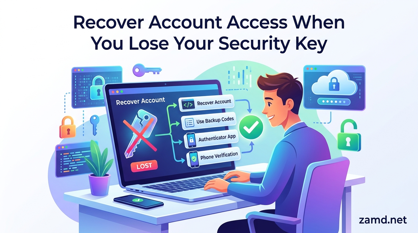 Recover Account Access When You Lose Your Security Key