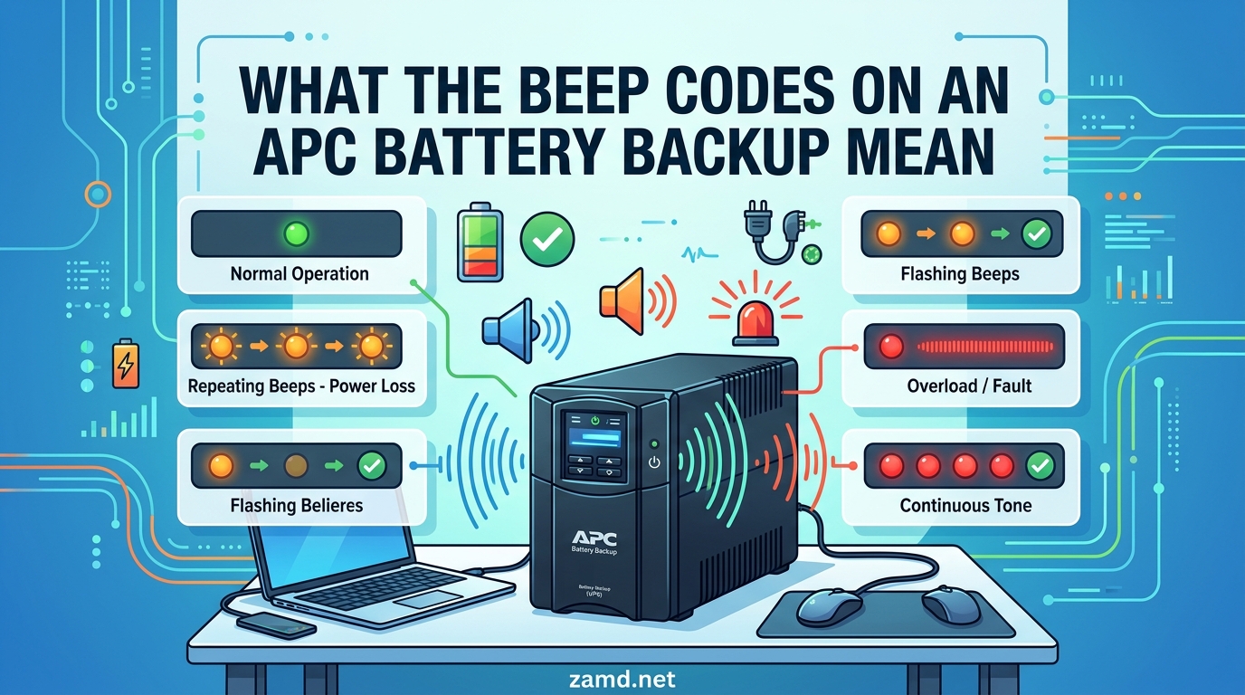 What the Beep Codes on an APC Battery Backup Mean