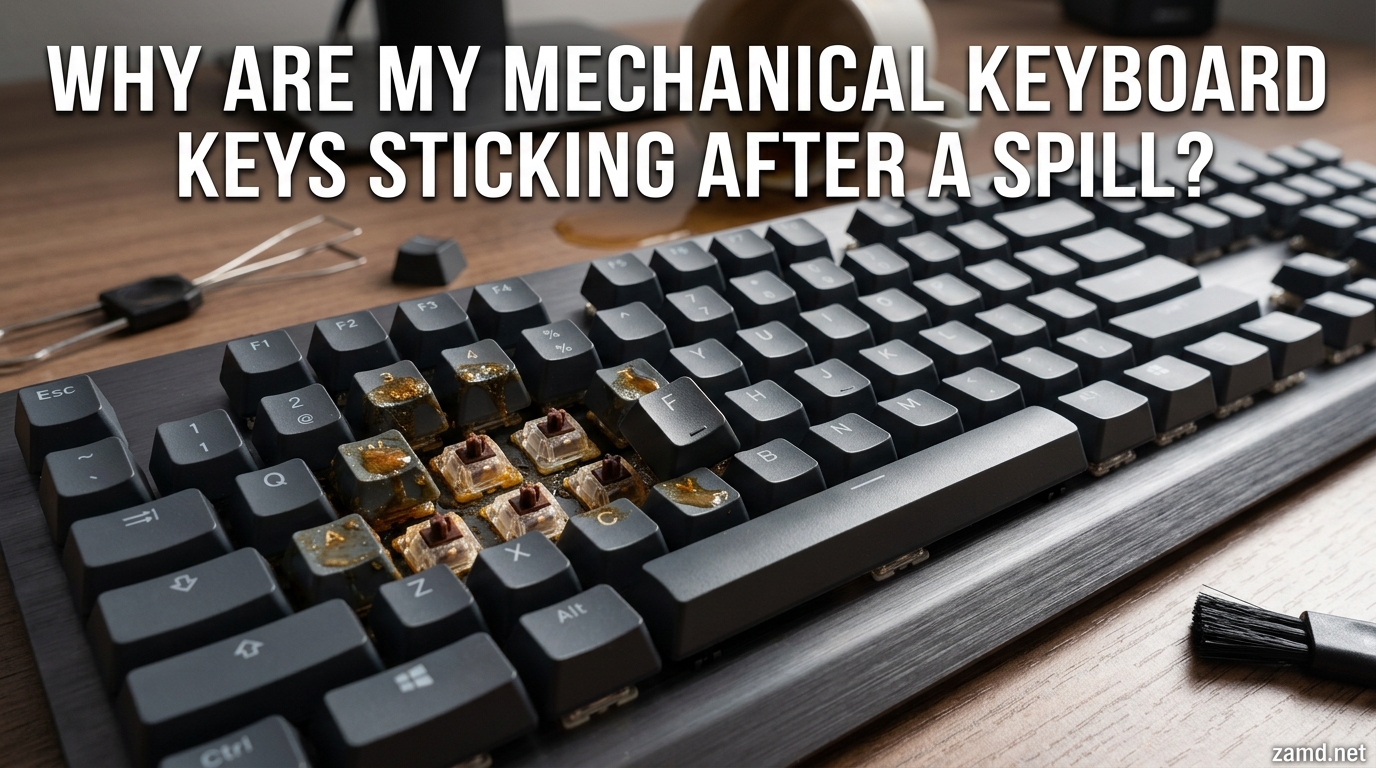 Why Are My Mechanical Keyboard Keys Sticking After a Spill