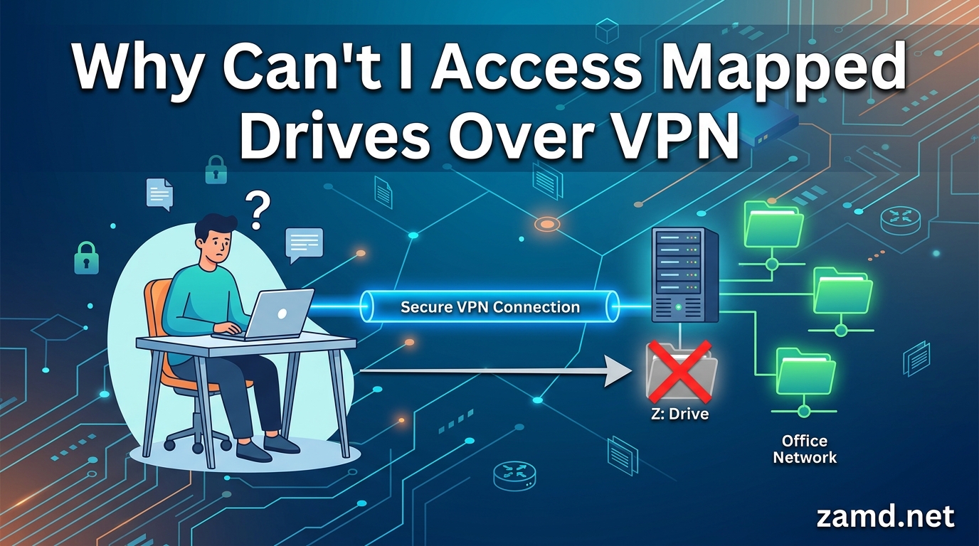 Why Can't I Access Mapped Drives Over VPN