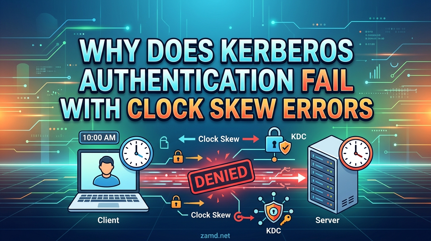 Why Does Kerberos Authentication Fail With Clock Skew Errors