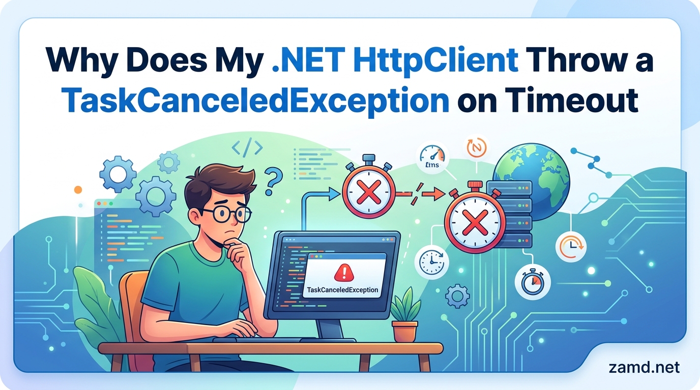 Why Does My .NET HttpClient Throw a TaskCanceledException on Timeout