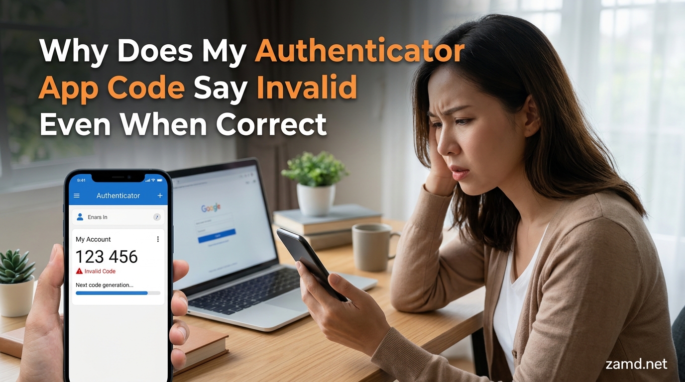 Why Does My Authenticator App Code Say Invalid Even When Correct