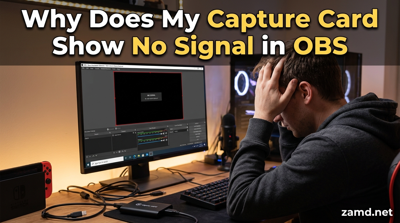 Why Does My Capture Card Show No Signal in OBS
