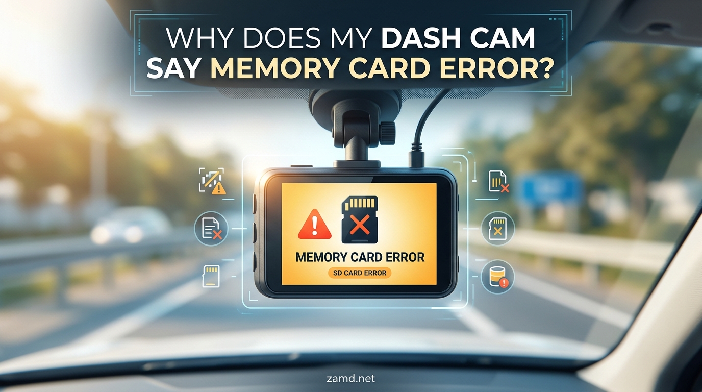 Why Does My Dash Cam Say Memory Card Error