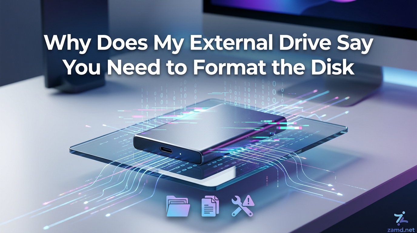 Why Does My External Drive Say You Need to Format the Disk