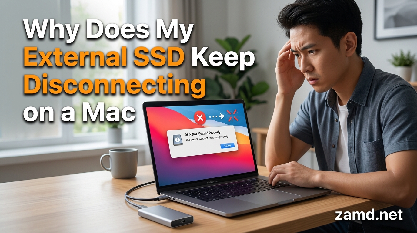 Why Does My External SSD Keep Disconnecting on a Mac