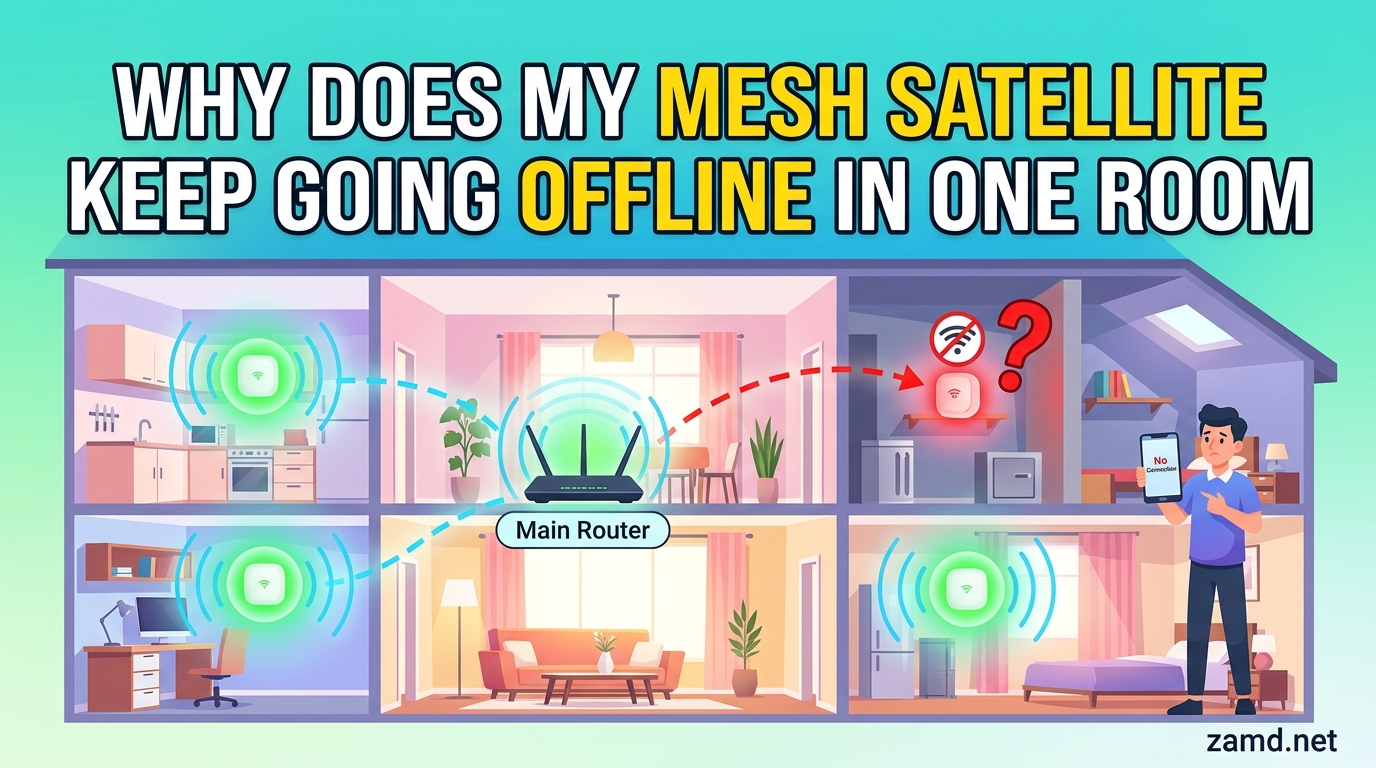Why Does My Mesh Satellite Keep Going Offline in One Room