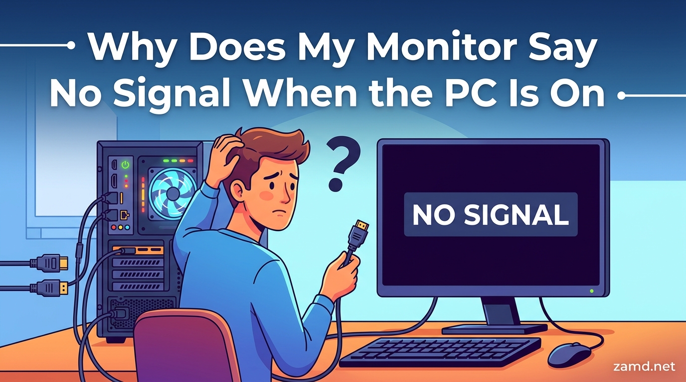 Why Does My Monitor Say No Signal When the PC Is On