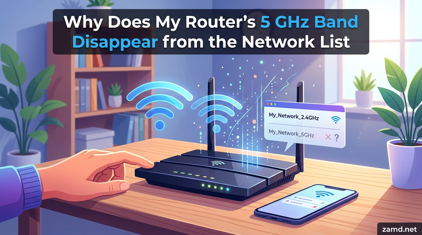 Why Does My Router's 5 GHz Band Disappear from the Network List