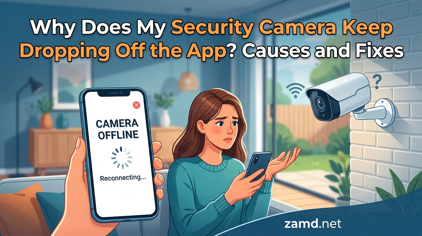 Why Does My Security Camera Keep Dropping Off the App Causes and Fixes