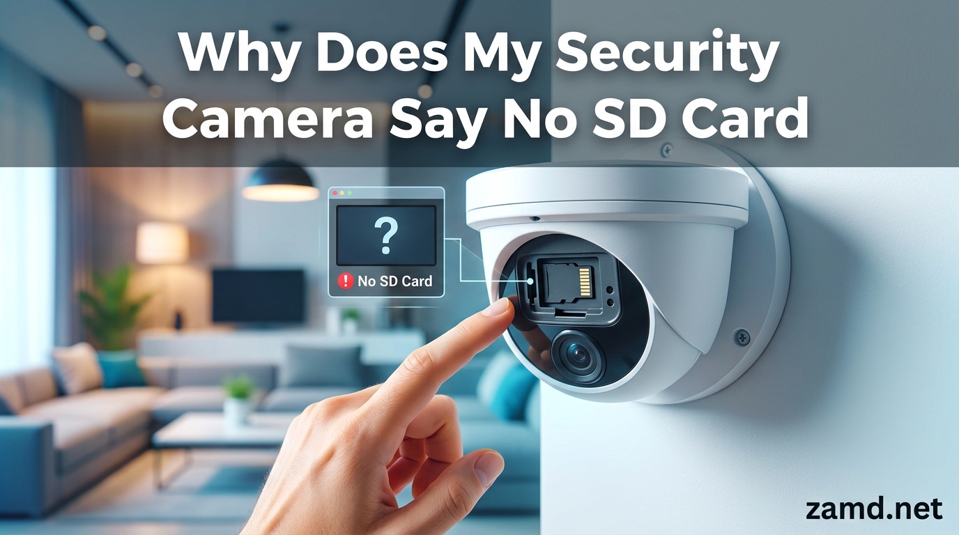 Why Does My Security Camera Say No SD Card