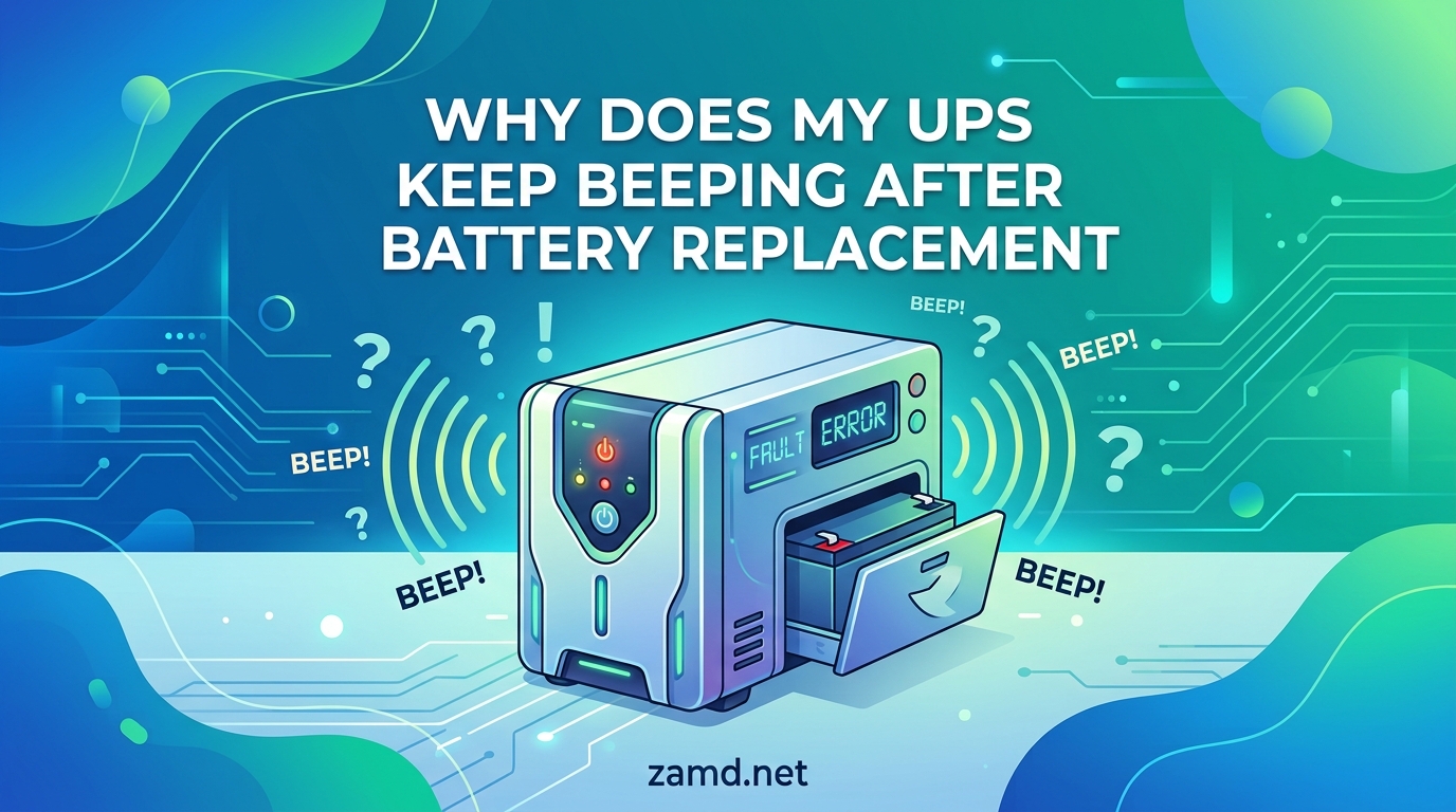 Why Does My UPS Keep Beeping After Battery Replacement