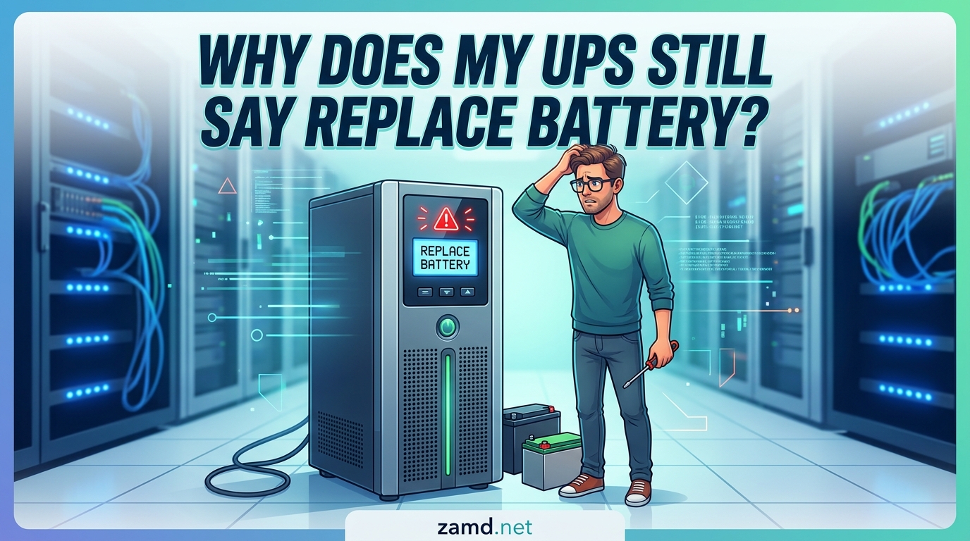 Why Does My UPS Still Say Replace Battery