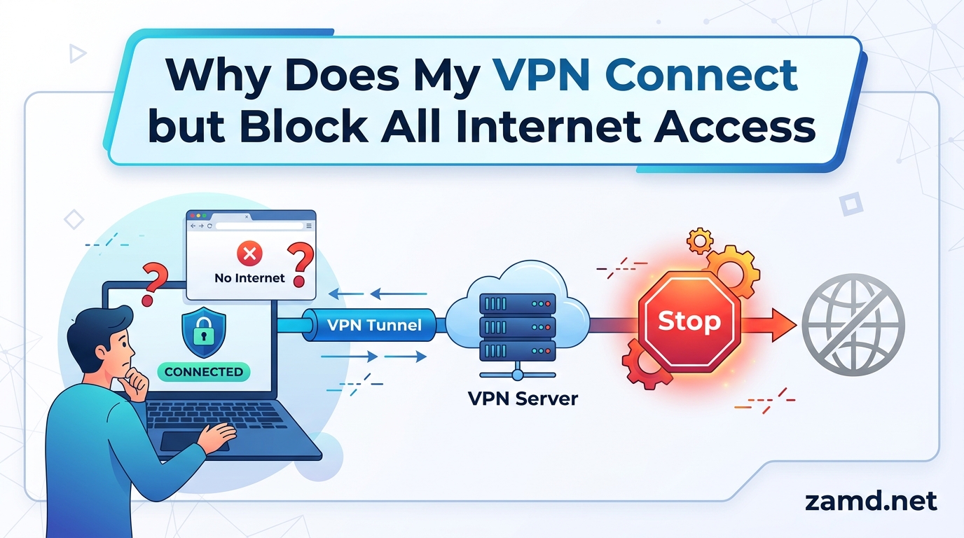 Why Does My VPN Connect but Block All Internet Access