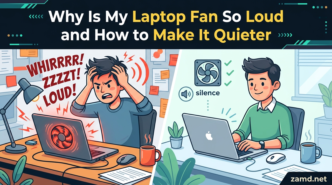 Why Is My Laptop Fan So Loud and How to Make It Quieter