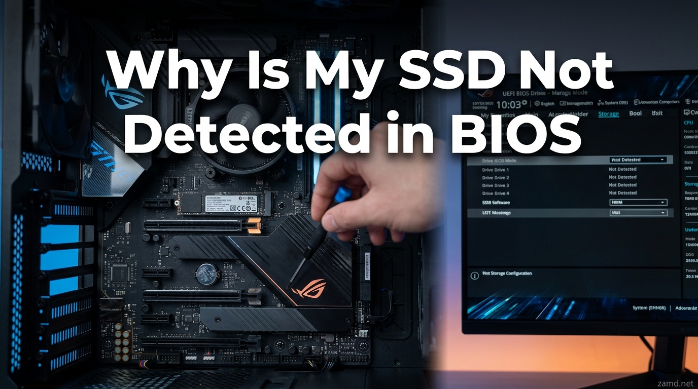 Why Is My SSD Not Detected in BIOS
