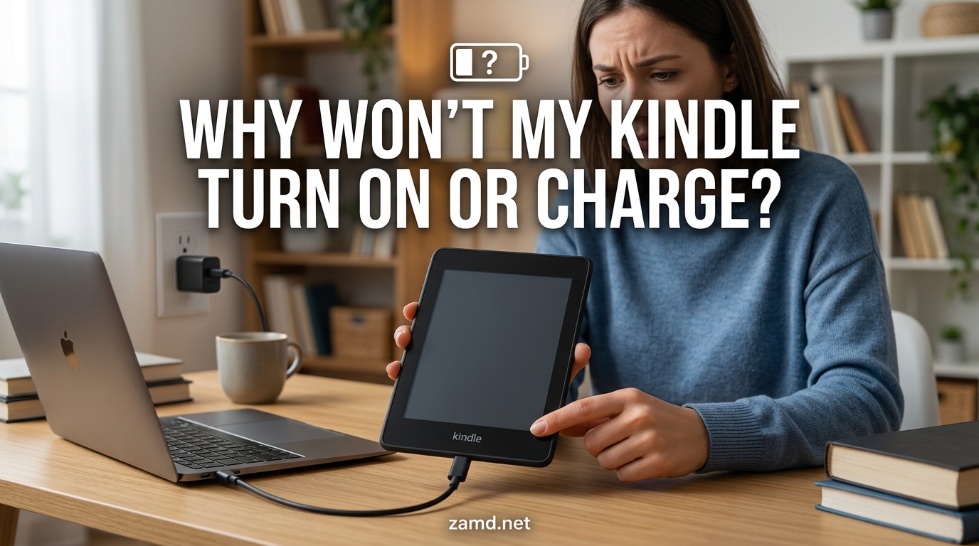 Why Won't My Kindle Turn On or Charge