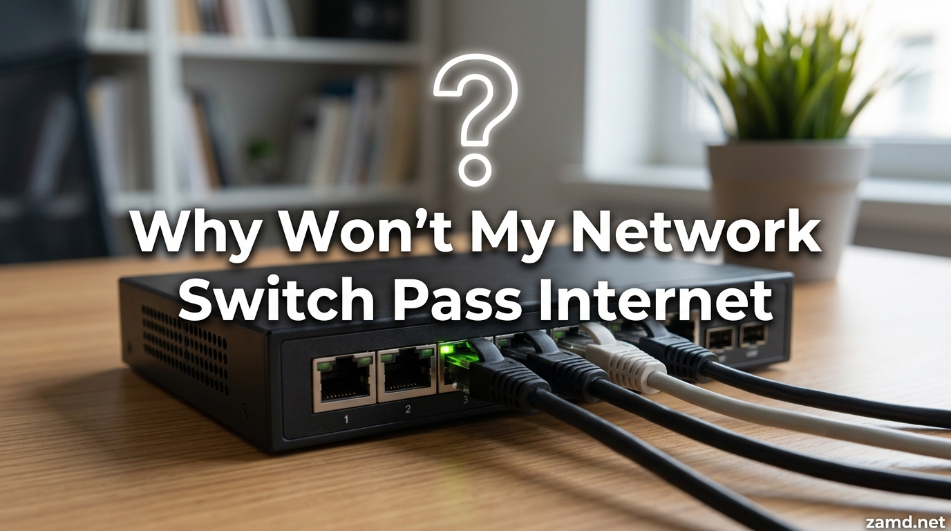 Why Won't My Network Switch Pass Internet