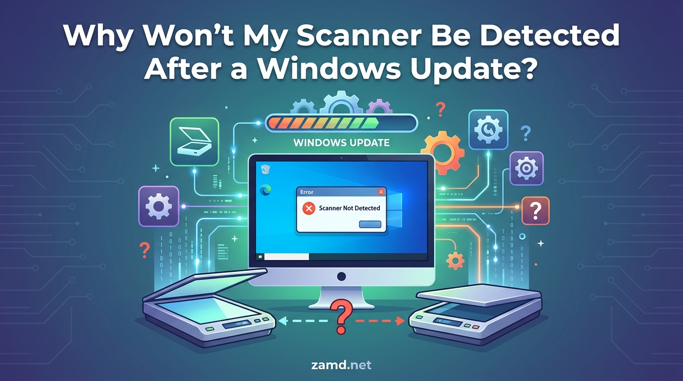 Why Won't My Scanner Be Detected After a Windows Update