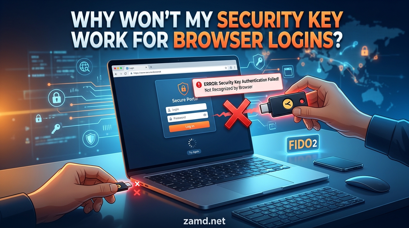 Why Won't My Security Key Work for Browser Logins