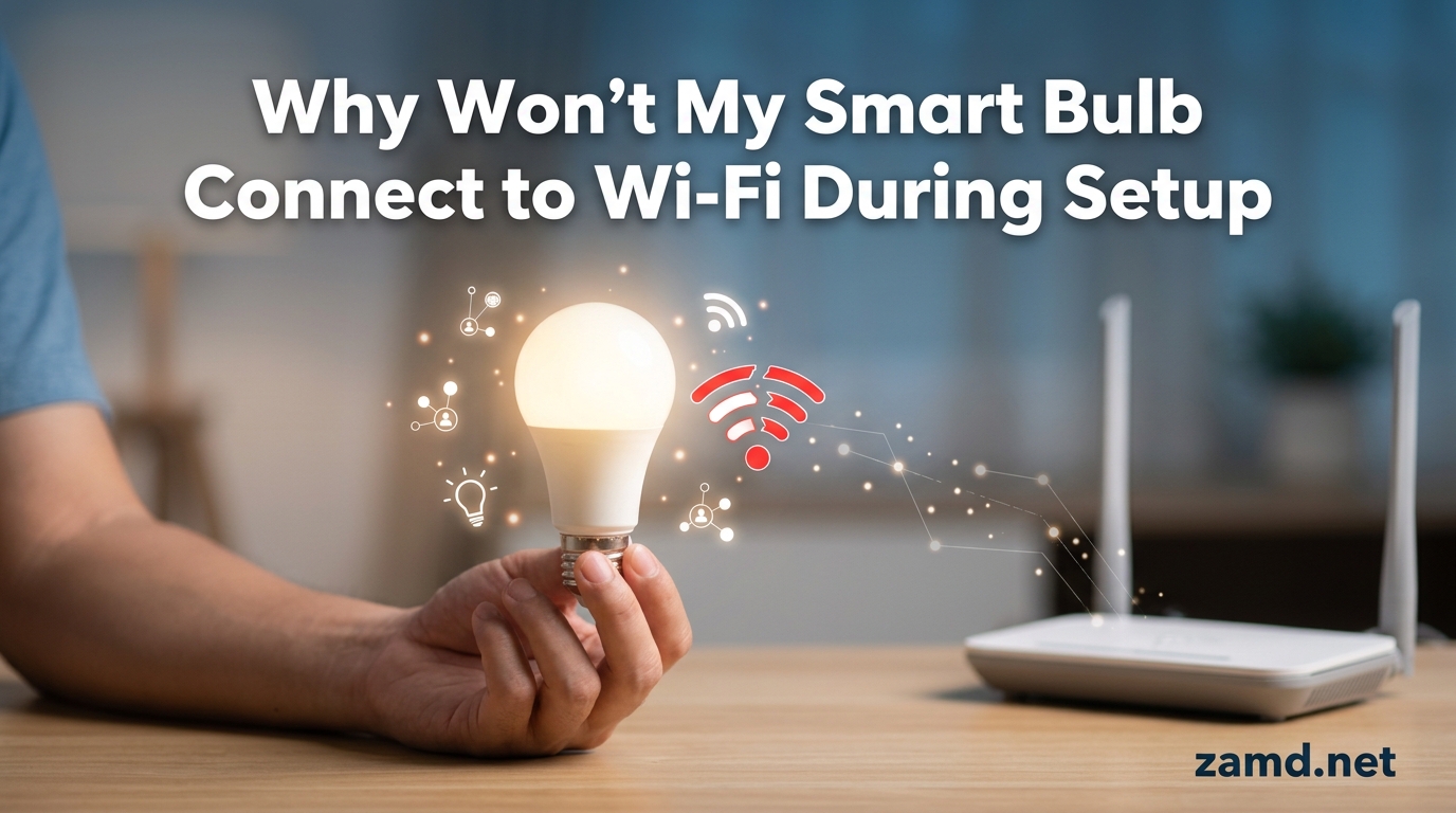 Why Won't My Smart Bulb Connect to Wi-Fi During Setup