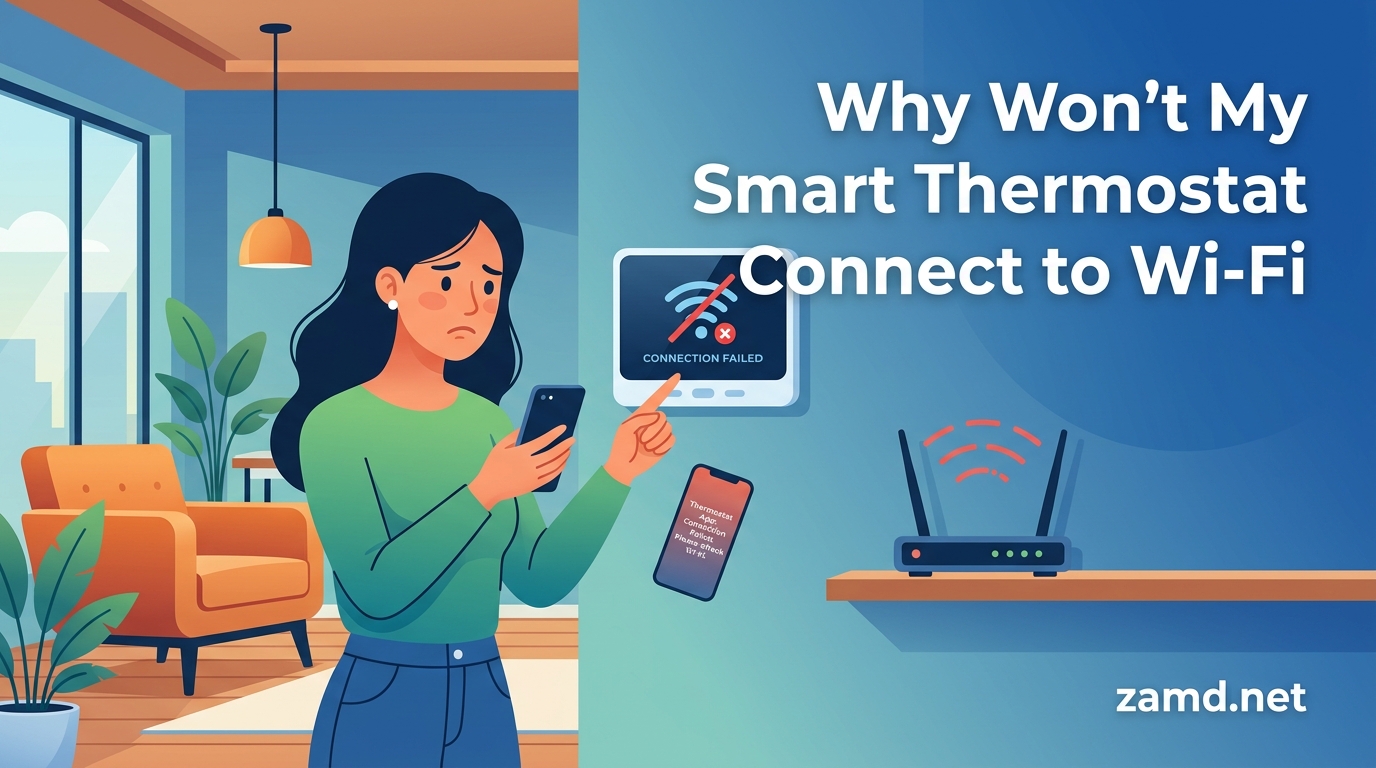 Why Won't My Smart Thermostat Connect to Wi-Fi