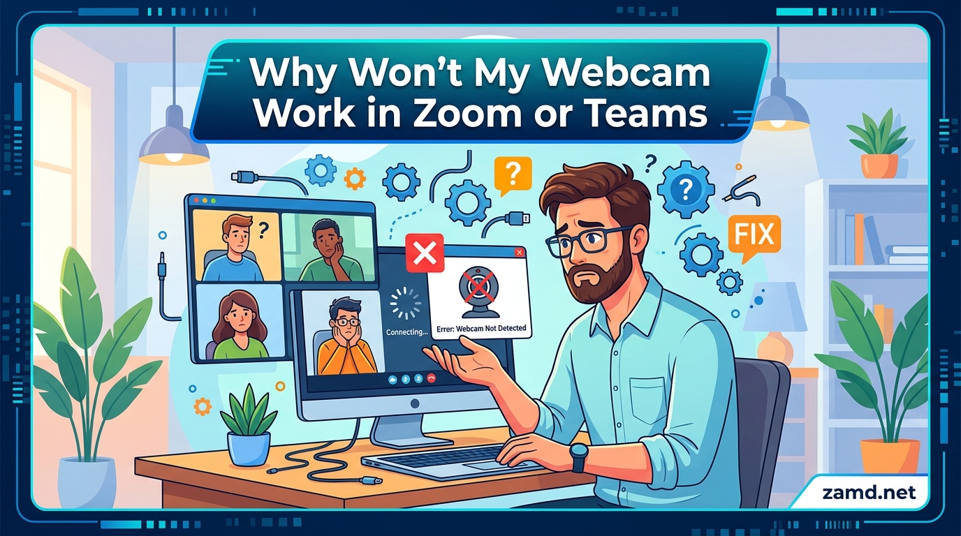 Why Won't My Webcam Work in Zoom or Teams