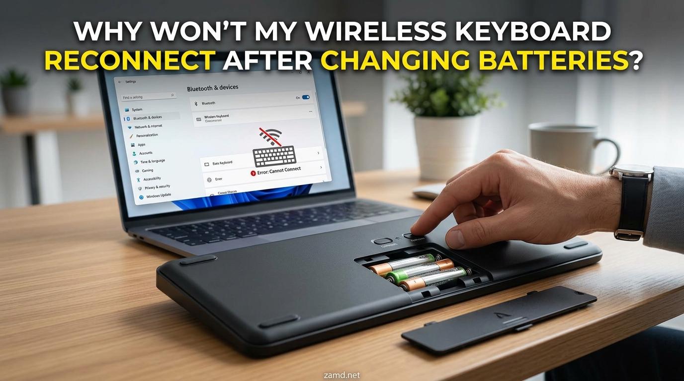 Why Won't My Wireless Keyboard Reconnect After Changing Batteries