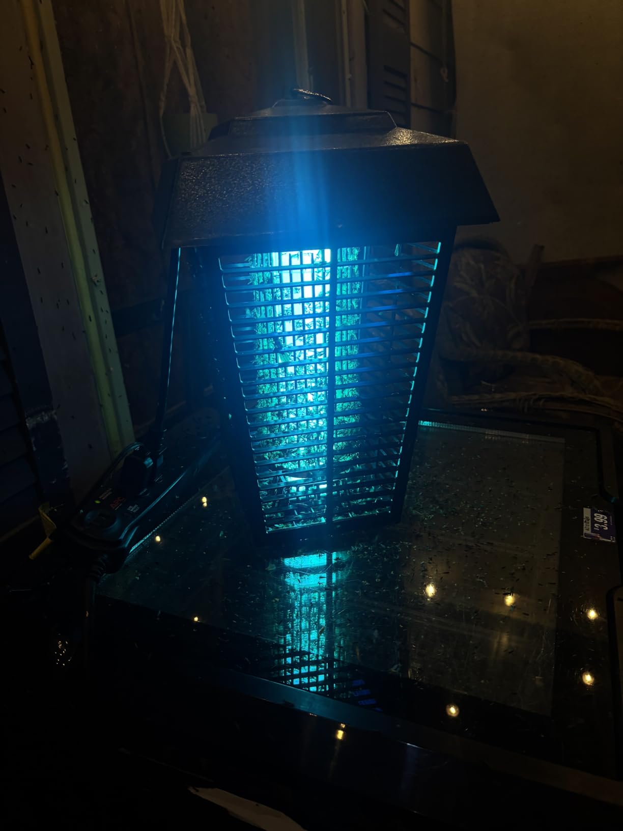 Flowtron Bug Zapper, 1.5 Acre Outdoor, Two 40W UV Bulb, 5600V, Octenol Lure | Bug zapper for large yards, farms, and wooded areas - UV and octenol lure clears mosquitoes and flies - UL certified customer photo 1