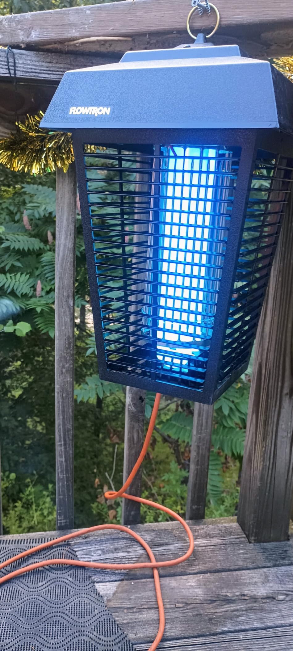 Flowtron Bug Zapper, 1.5 Acre Outdoor, Two 40W UV Bulb, 5600V, Octenol Lure | Bug zapper for large yards, farms, and wooded areas - UV and octenol lure clears mosquitoes and flies - UL certified customer photo 2