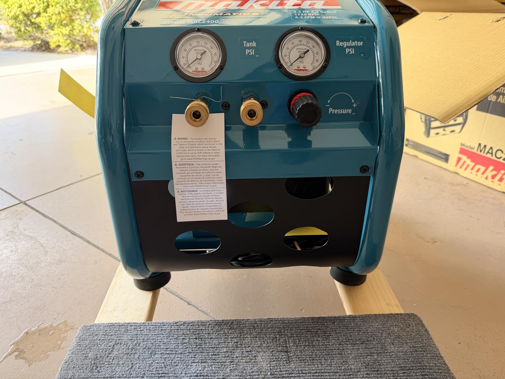 Makita MAC2400 2.5 HP* Big Bore Air Compressor customer photo 2