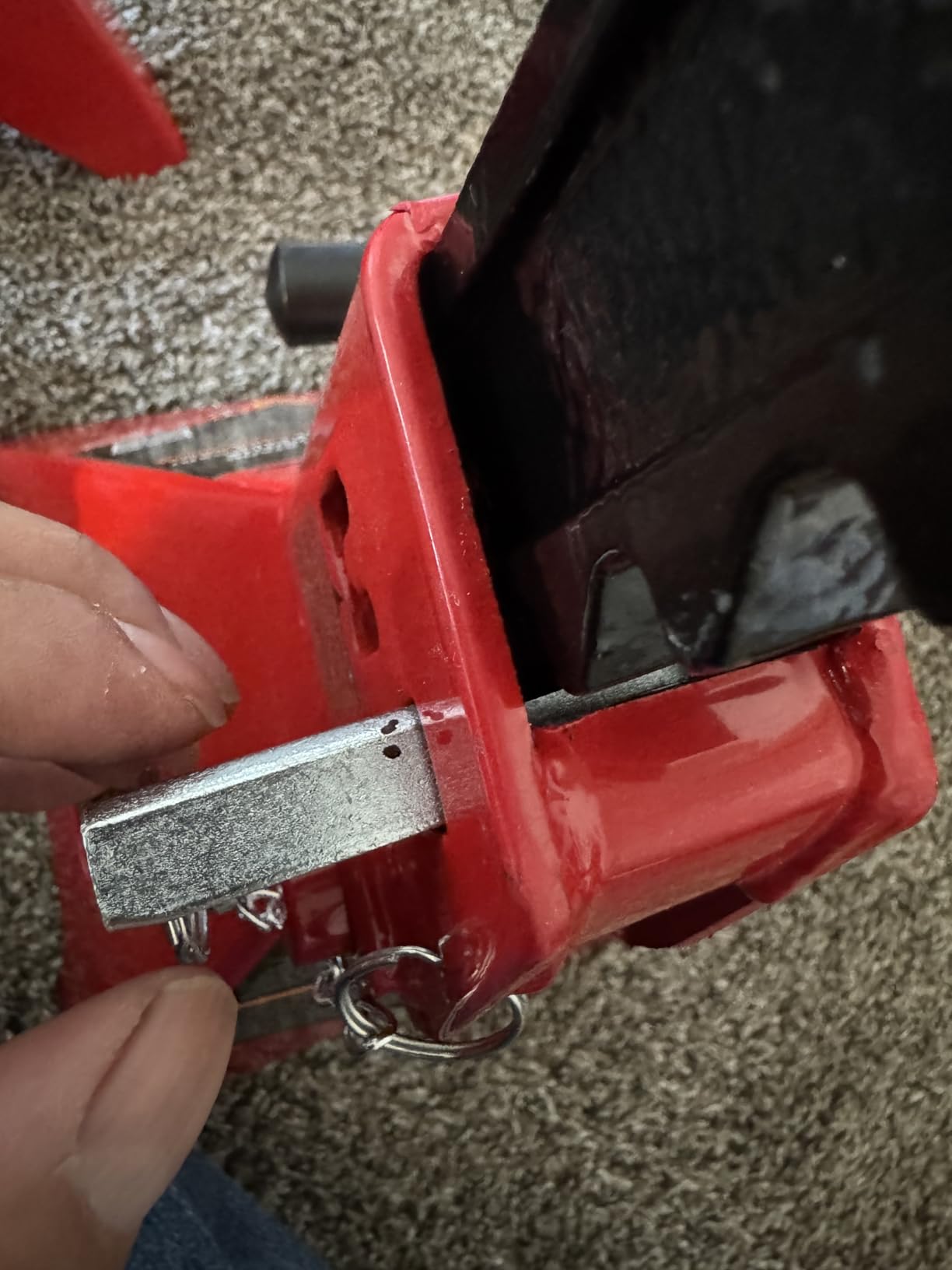 BIG RED T46002A Torin Steel Jack Stands: Double Locking, 6 Ton (12,000 lb) Capacity, Red, 1 Pair customer photo 2
